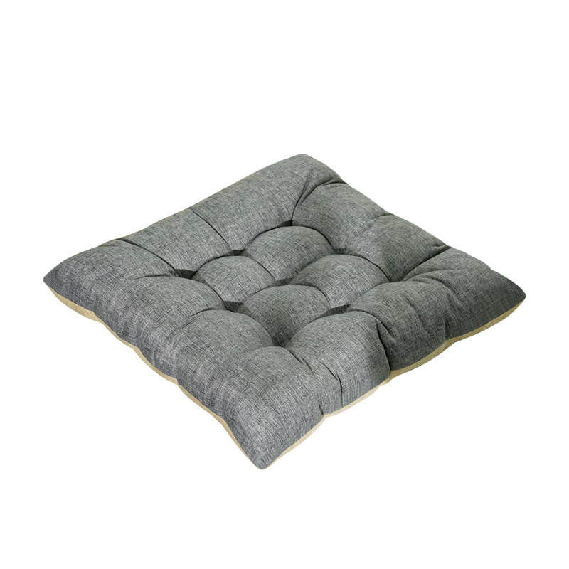 Quatrefoil Thickened And Widened Car Office Seat Cushion, Student Chair Pad, Tatami Mat, 45*45cm, Gray