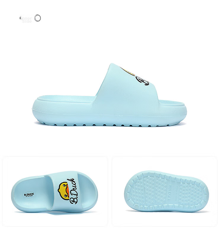 B.Duck Children's Slippers, Boys And Girls Sandals, Indoor Home Shoes for Older Kids, Trendy 5943 Moonlight Color, Size 40 15