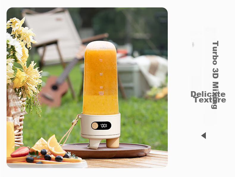 Xiaozhi 12-Blade Juicer Cup Portable Mini Blender for Juice, Smoothies, Milkshakes, Fruit And Vegetable Blending with Ice Crushing Function Rechargeable Handheld GB02B 14