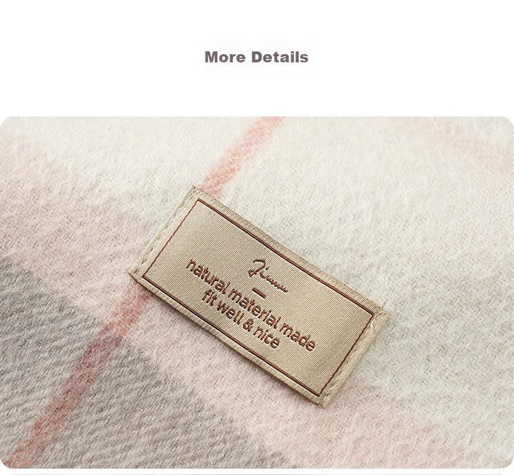 JIUMU 100% Cashmere Scarf for Women, Autumn And Winter Shawl, Warm Neck Wrap, Gift for Girls, National Day Birthday Present, Gift Box Set 18
