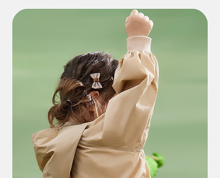 ASK JUNIOR Children's Outerwear, Girls' Autumn Jacket, Toddler Cardigan, Casual Versatile Hooded Top, Khaki Color, Size 130 17