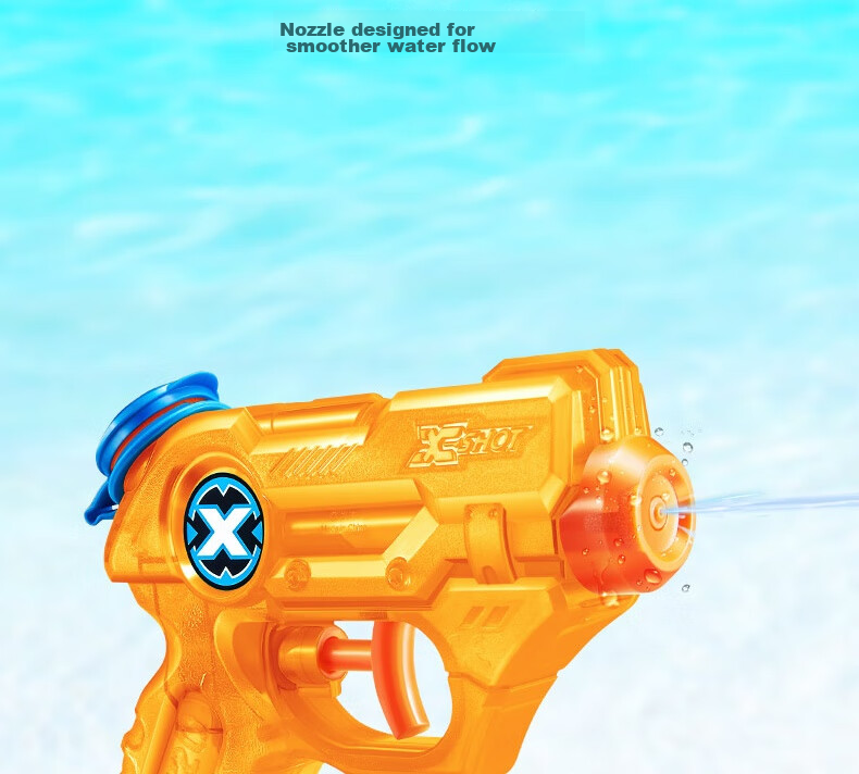 ZURU X Special Attack Colorful Skin Missionary Quick-Fill Water Gun Set with Ultra-Long Range 6