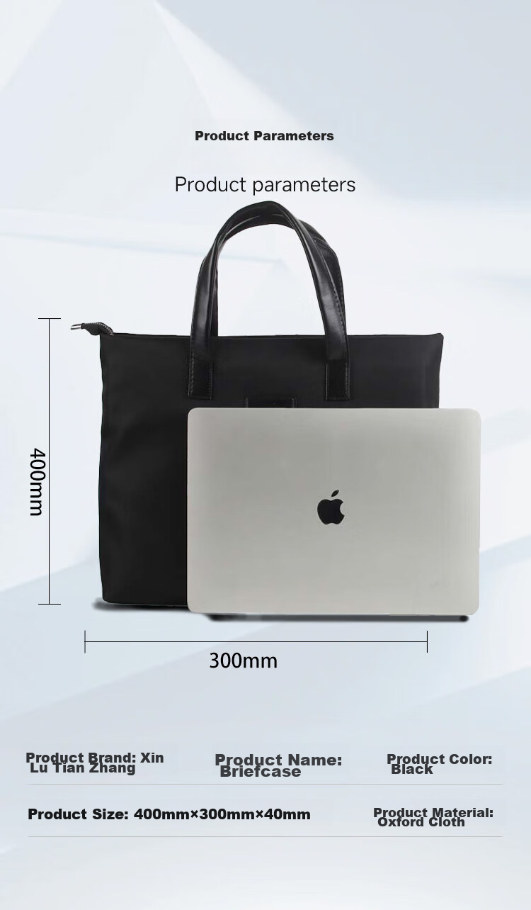 TANGO Office Handbag/conference Bag/business Bag/document Bag/laptop Bag/briefcase, Business Commute, Compartmentalized, Thickened Leather, Waterproof Bag, Black LH928 7