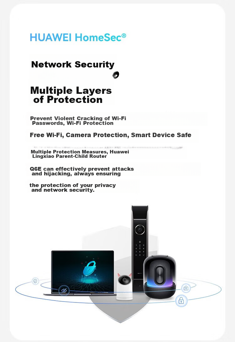 Huawei Lingxiao Parent-Child Router Q6E, Parent-Child Router Full Coverage, Whole-House WiFi without Dead Zones (1 Parent 1 Child Set), Gigabit Router, Wireless Wall-Penetrating King, Powerline Adapter 17