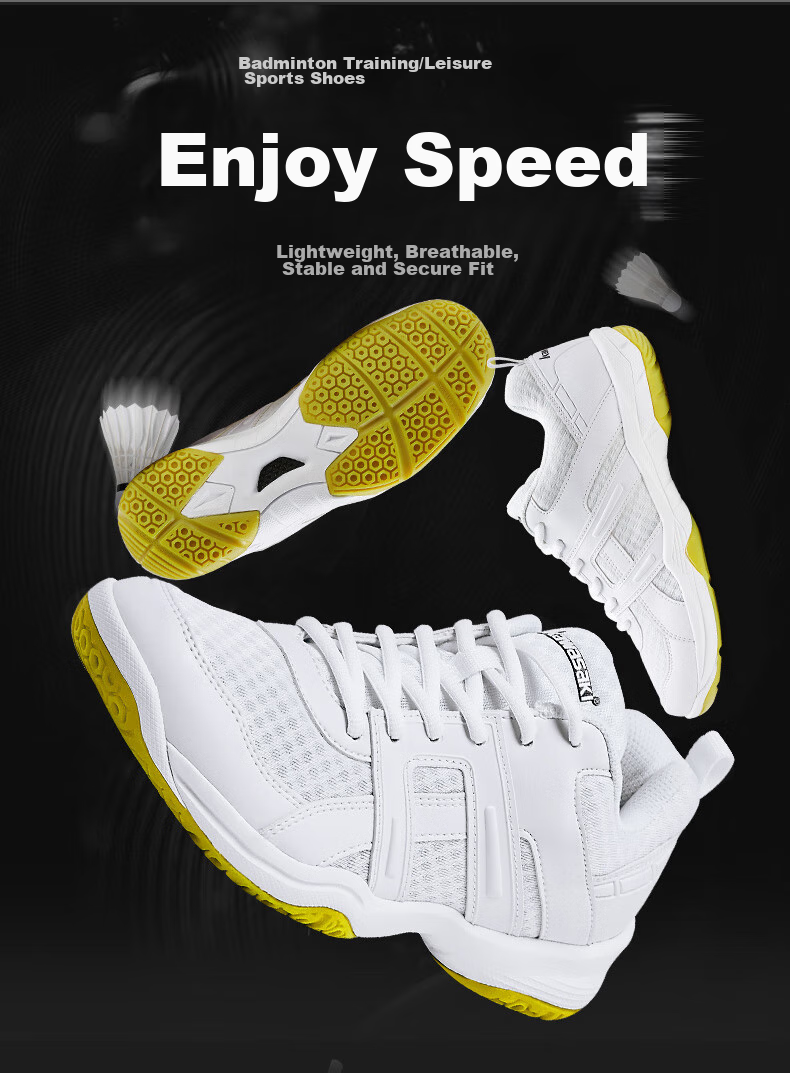 KAWASAKI K-073D Plus Brown Unisex Breathable Durable Shock-Absorbing Badminton Running Shoes Size 36 1