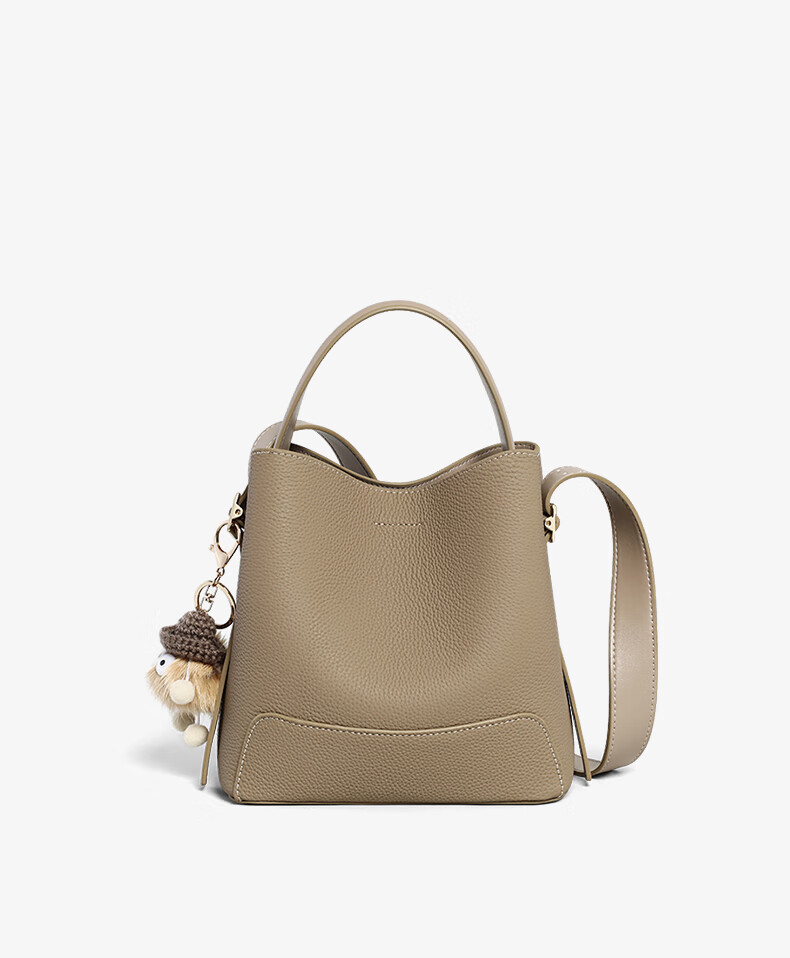 Aiqinghai Top-Grain Leather Handbag, Women's Shoulder Crossbody Bag, Large Capacity Tote Bag, Practical Birthday And Mother's Day Gift for Mom 7