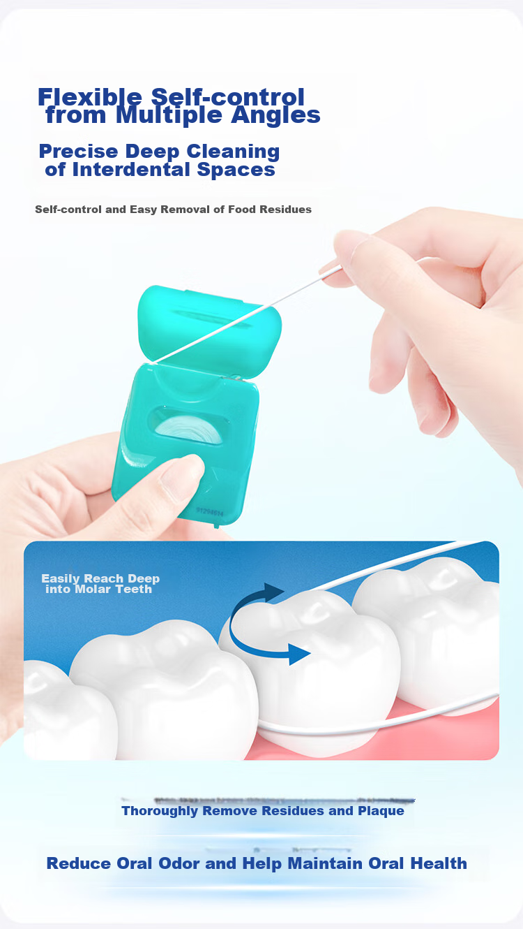 Oral-B Micro-Wax Dental Floss, Ultra-Thin Smooth Flat Thread for Cleaning Teeth And Gums, Portable, 50 Meters, Sold by JD 6