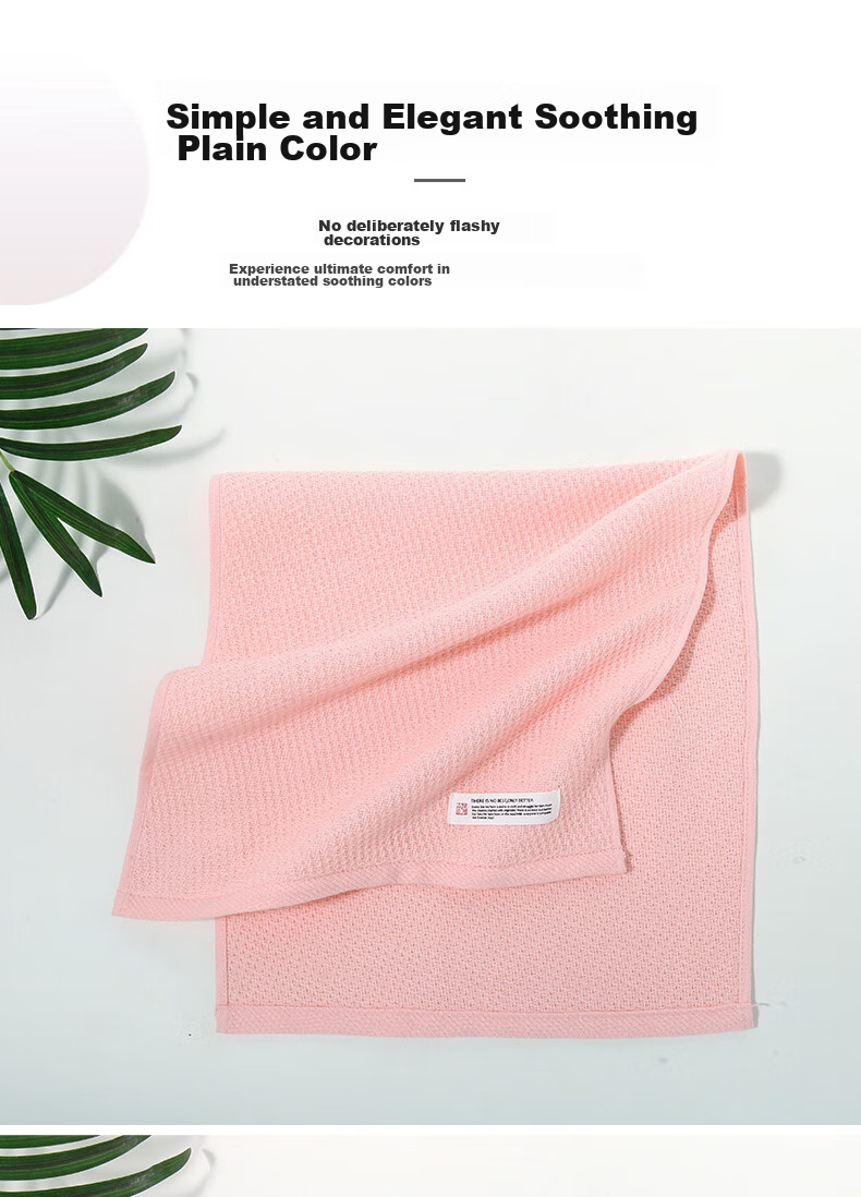 KING SHORE Class A Pure Cotton Towel, Face Towel, Honeycomb Face Cloth, Lint-Free, Easy to Wash And Dry, Sports Face Towel, 1 Piece 4