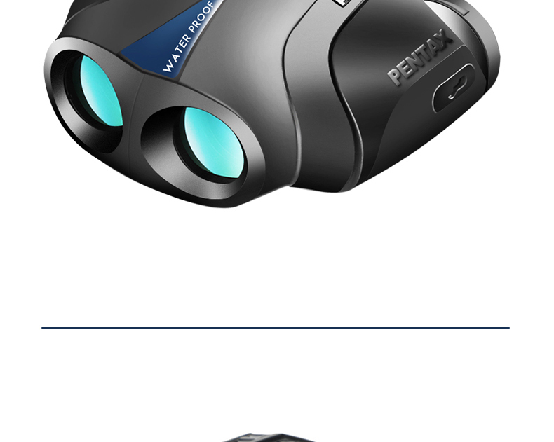 PENTAX Japanese Binoculars UP10x25, High Magnification, High Definition, Compact And Portable, Low-Light Night Vision Telescope 24