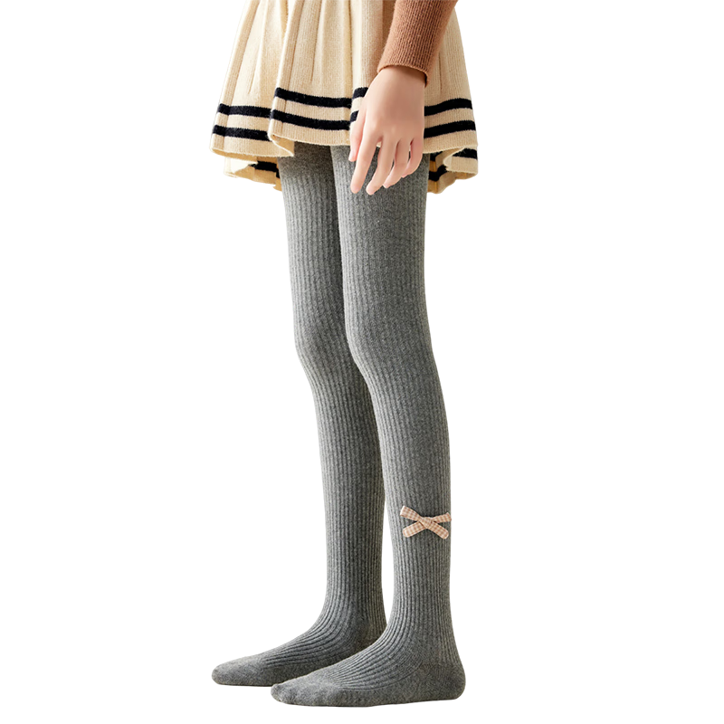 LangSha Children's Leggings for Girls, Lightweight Spring And Autumn Socks for Kids, Versatile Dance Socks for Young Girls