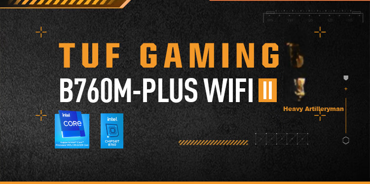 ASUS TUF GAMING B760M-PLUS WIFI II Chuangpaoshou Second Generation DDR5 CPU 14600KF/14700KF (Intel B760/LGA 1700) 3