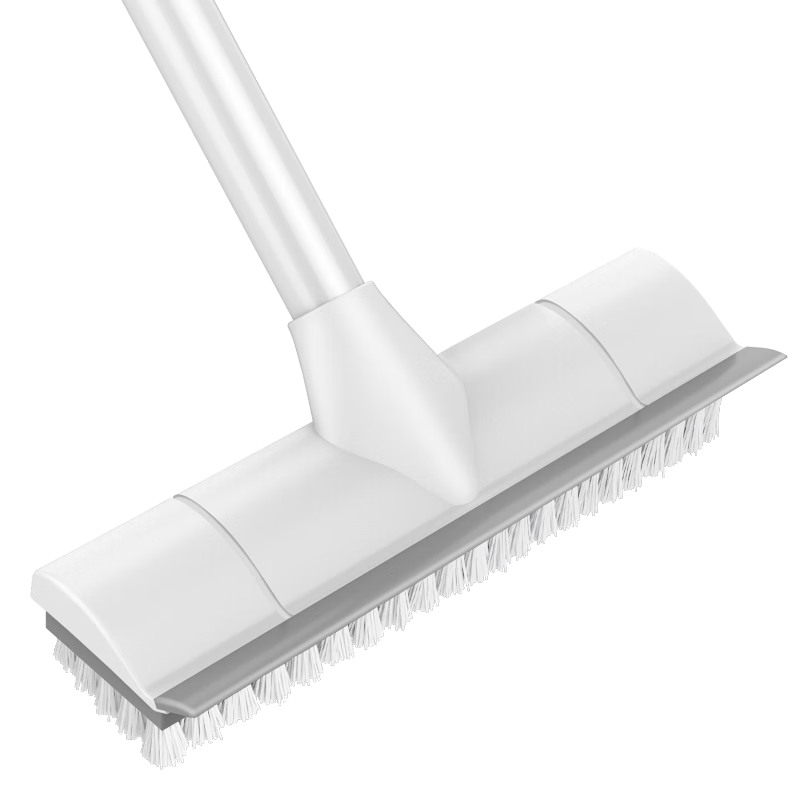 Baojiajie Multi-Function Long Handle Hard Bristle Scraper Floor Brush Bathroom Carpet Cleaning Brush Toilet Tile Brush