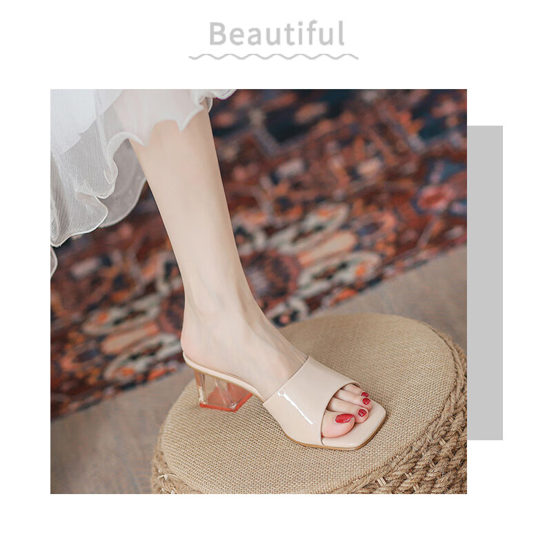 CARTELO Women's Fashionable Versatile Outdoor Open-Toe Slippers KDH-9171 Pink Size 37 11
