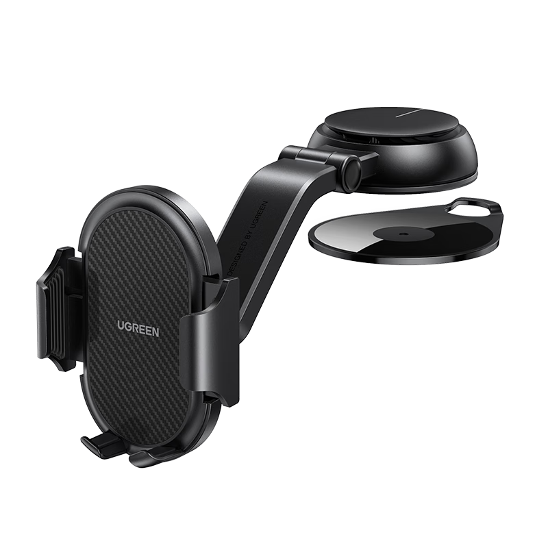 UGREEN Car Phone Holder, Suction Cup Dashboard Mount for Vehicles, Center Console Navigation Windshield Windproof Mount