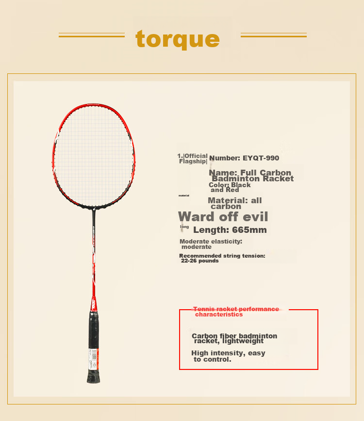 ENPEX 8U Small Black Racket JS-3 Ultra-Light Full Carbon Badminton Racket Single Racket with Free 300-6 Shuttlecocks And Grip Tape 9