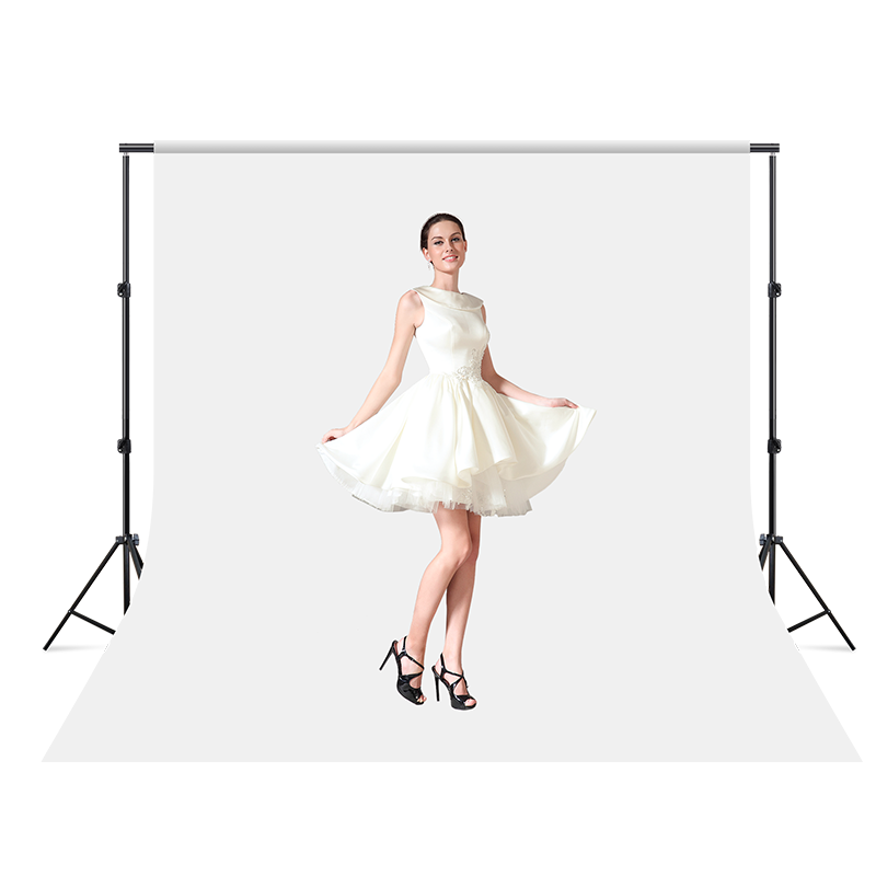 Hakutatz Hakutatz 2051 Live Streaming Video Stills Shooting, Photo Background Cloth, Photography Props Equipment, Pure White ID Photo Background, Internet Celebrity Host Background Wall, 3*3 Meters