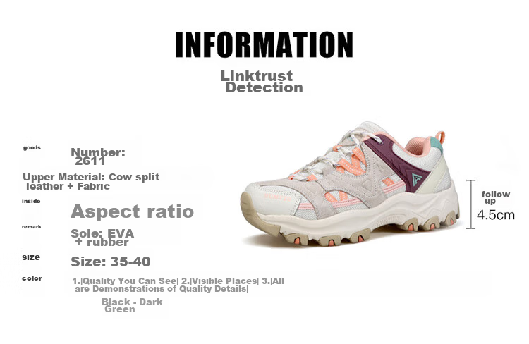 HUMTTO Outdoor Hiking Shoes for Women, Lightweight Comfortable Casual Trekking Shoes Professional Non-Slip Climbing Shoes Beige Size 37 10