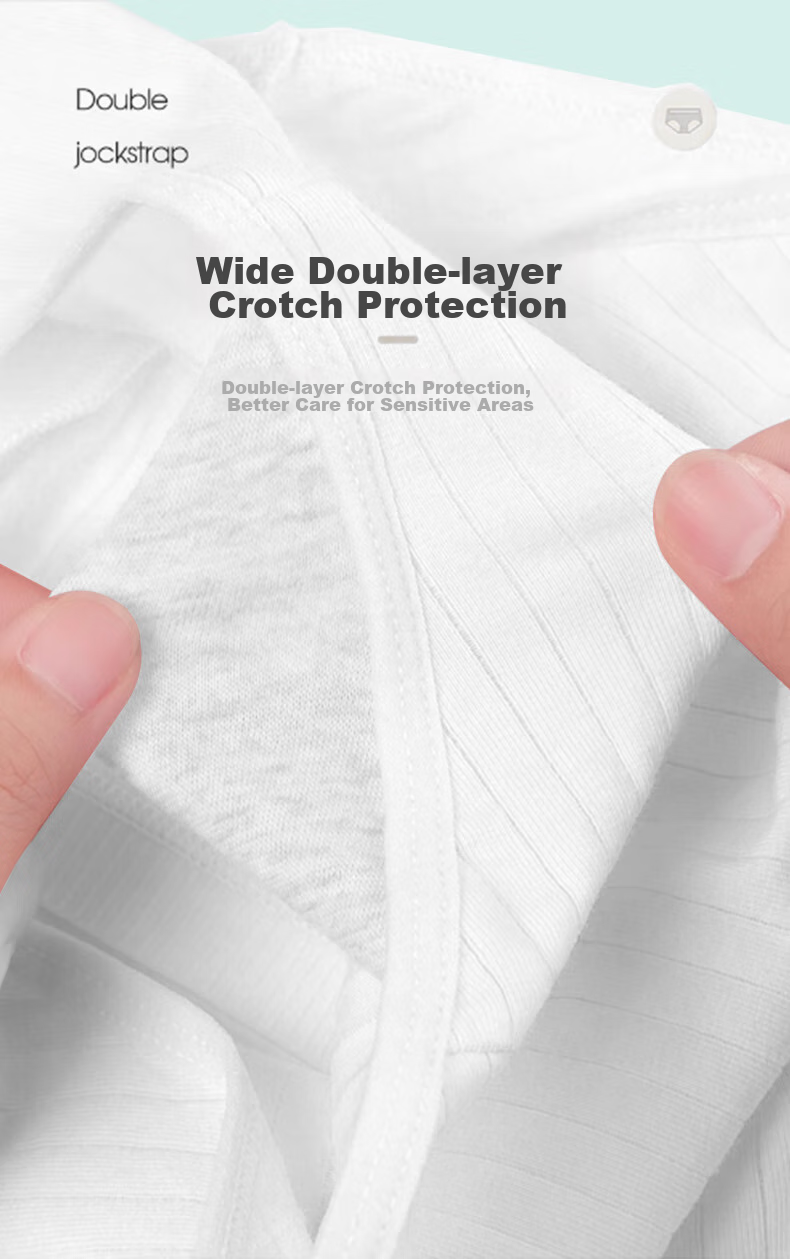 CHUYISHENG Disposable Underwear for Women, Maternity Portable Sterilized Daily-Use Striped Soft Antibacterial Travel Panties, Individually Wrapped 10