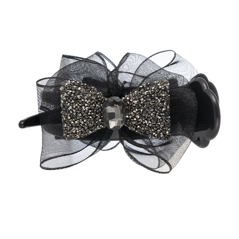 CHIMERA Shark Clip Hair Accessory Bow Bun Clip Back of Head Hairpin for Women, Mid-Autumn Festival Gift