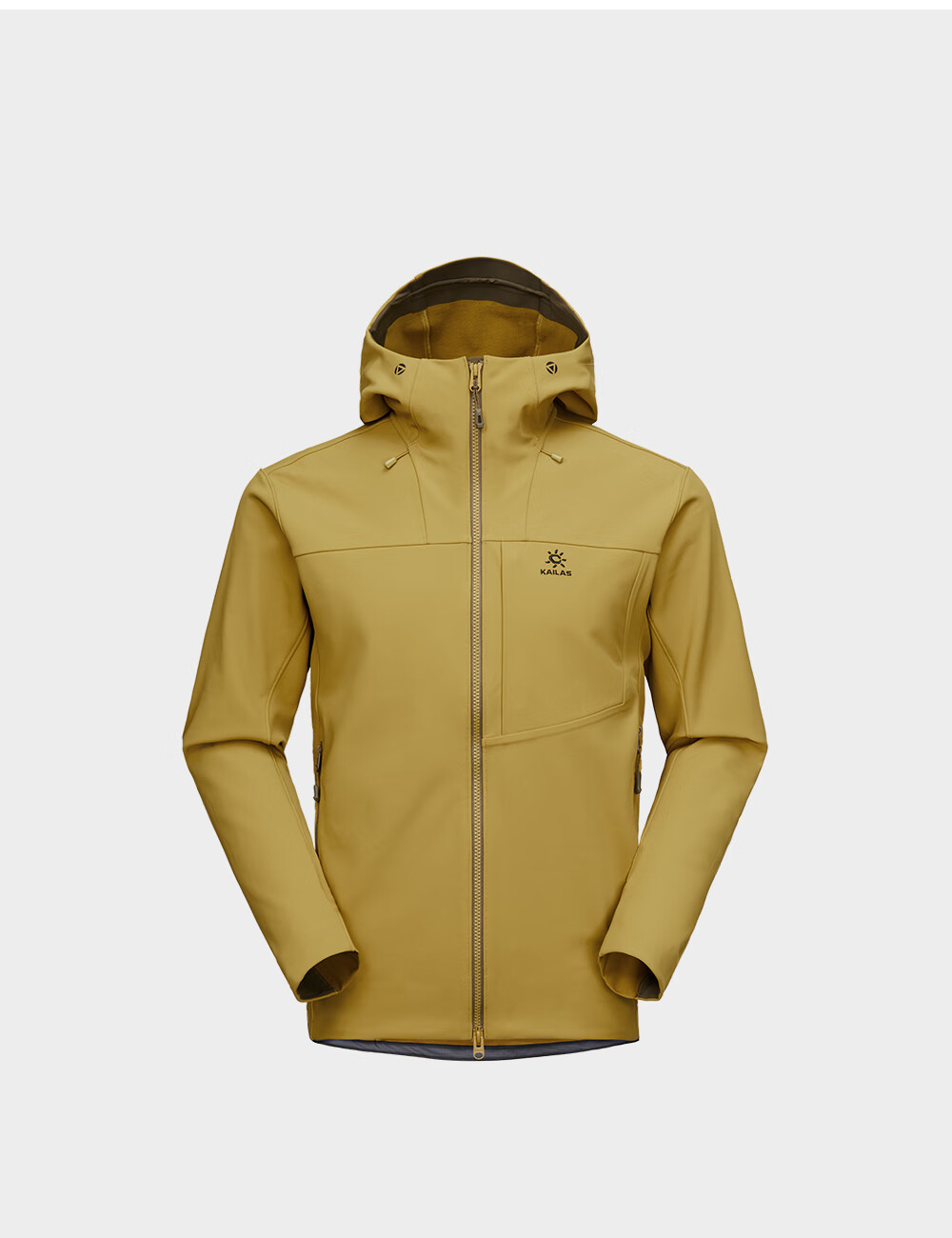 KAILAS M8 IC Hooded Softshell Jacket Men Fleece Warm Breathable Stretch Durable Windproof Hiking Coat Autumn Winter 25