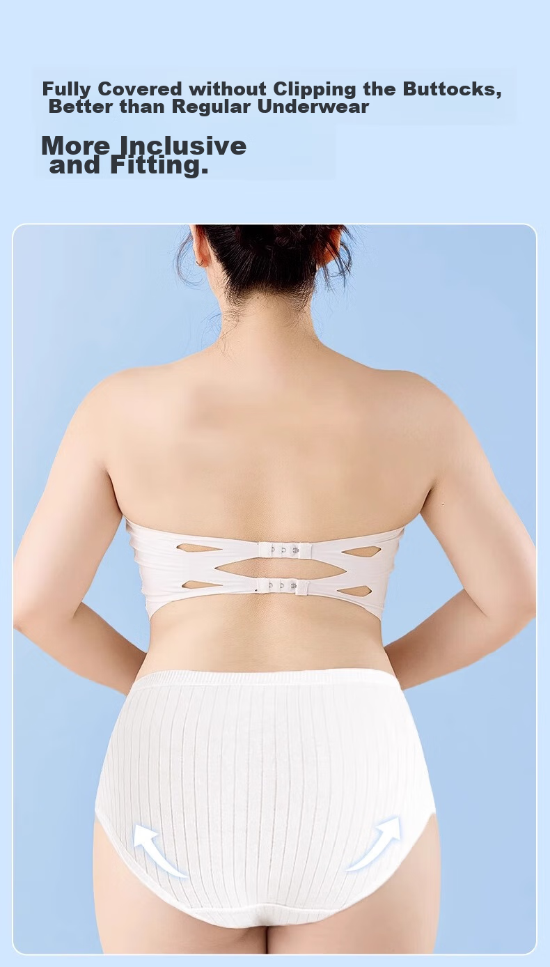 CHUYISHENG Disposable Underwear, Large Size for Women, 200 Jin, Sterilized Daily Disposable, Postpartum Antibacterial, Maternity Plus Size for 300 Ji 15