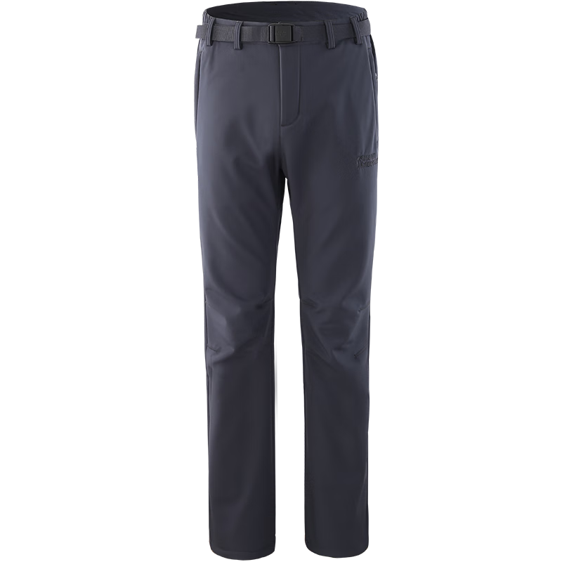 ALPINT MOUNTAIN Fleece-Lined Soft Shell Pants for Men, Autumn And Winter Outdoor Cold-Resistant Hiking Pants, Women's Winter Fleece Waterproof Tactical Pants