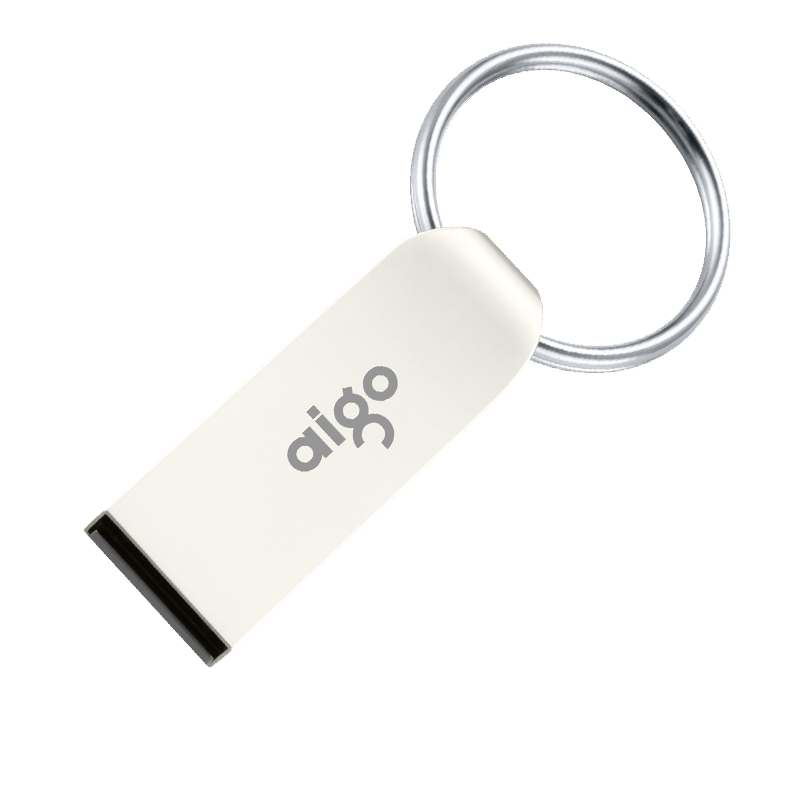 Aigo 64GB USB2.0 Flash Drive, Office Computer USB Drive, U268, Compact Portable Metal Flash Drive