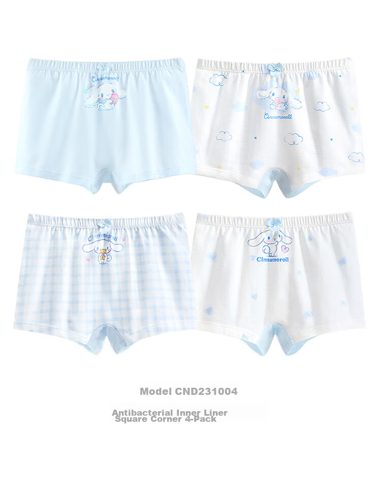 Hello Kitty Girls' Cotton Underwear, Children's Boxer Briefs, Spring And Summer Baby Triangle Breathable Thin Shorts, 231006 Triangle, Size 130 8