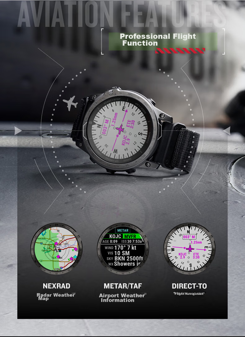 GARMIN Tactix7 Amoled Sapphire Outdoor Smart Sports Watch with ECG Heart Rate Monitor, Gift for Boyfriend 8