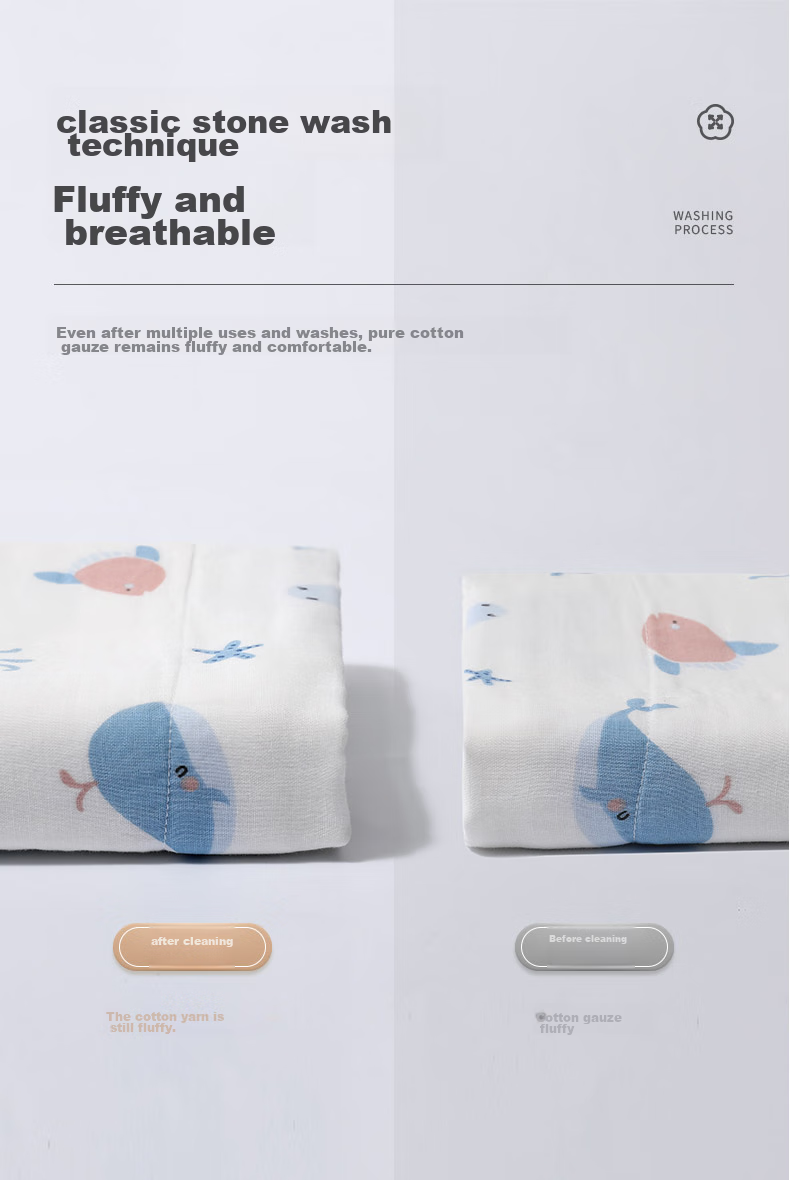Shiyuejiejing Baby Bath Towel, Spring And Summer Hooded Newborn Large Towel, Bath Towel for Children, Ocean Fairy Design, 90*90 Cm 6