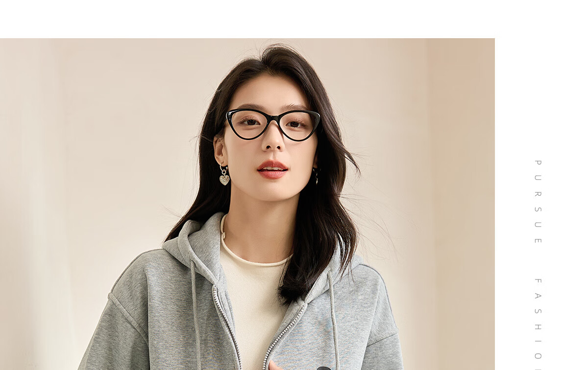 Chushen Spring and Autumn Casual Short Jacket Women Zipper Design Hooded Pocket Sweatshirt Loose Top S143U1003 21