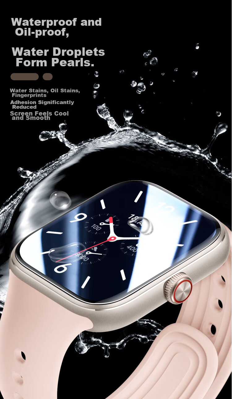 Freeson Screen Protector for Vivo WATCH GT/iQOO Watch GT, High-Definition Watch Protective Film, Full Screen Anti-Scratch Anti-Fingerprint Composite Film [Two-Pack] 6