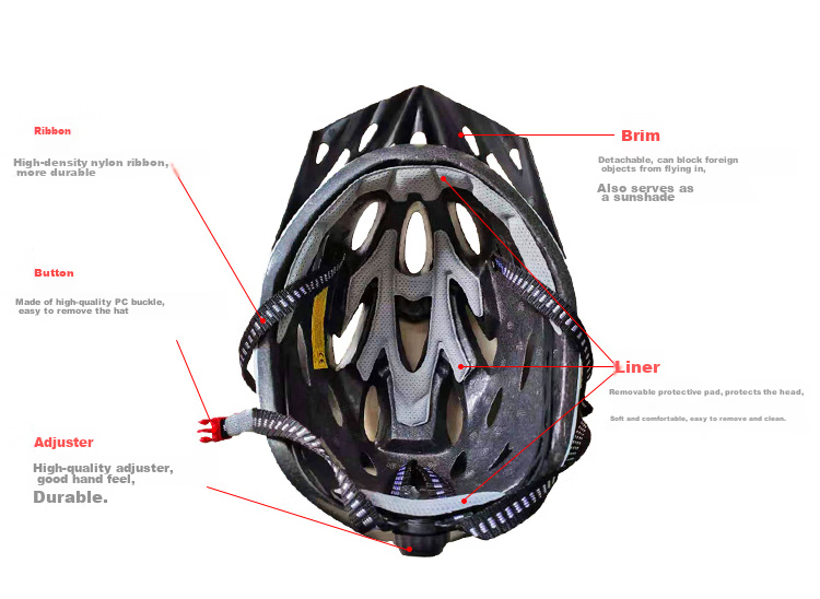 Adandyish Electric Mountain Bike Cycling Helmet for Men And Women, Mountain And Road Bicycle Helmet Cycling Equipment Blue And Black 6