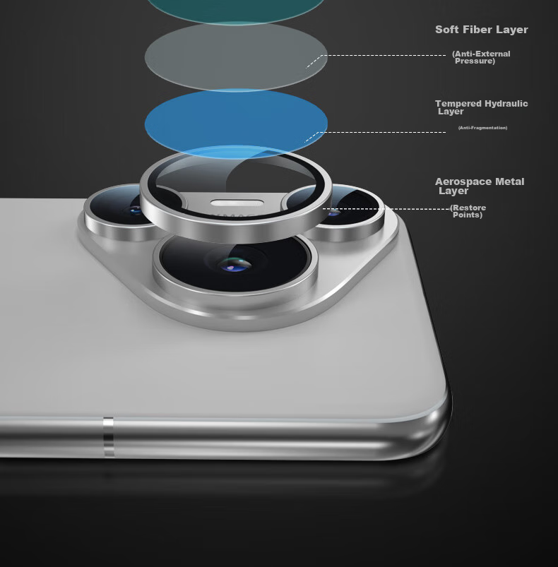 Lanxingxiansheng Lens Protector for Huawei Pura70, HUAWEI Pura70 Camera Protection Film, Anti-Scratch And Anti-Glare AR Tempered Glass Film, Silver Color 15