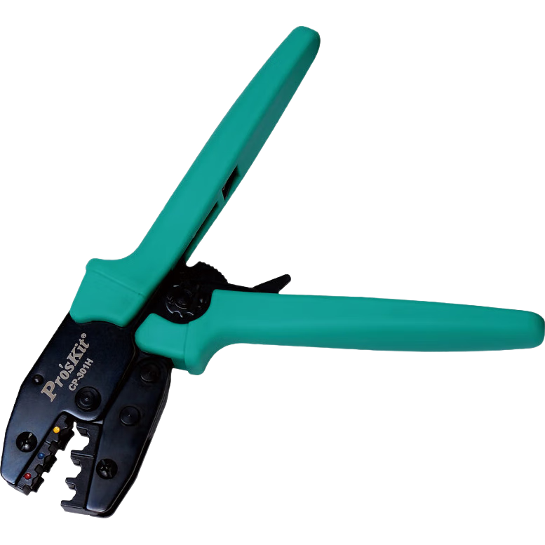 Pro'sKit CP-301H Insulated Terminal Y.O Ratchet Crimping Pliers, Wire Crimper, 0.5~6.0mm²