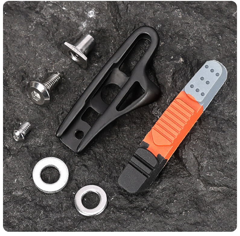 LEBYCLE Road Bicycle Brake Pads, C Brake Caliper, V Brake Disc, Brake Pads, Brake Shoes, Brake Blocks Accessories, Aluminum Rims Suitable 4
