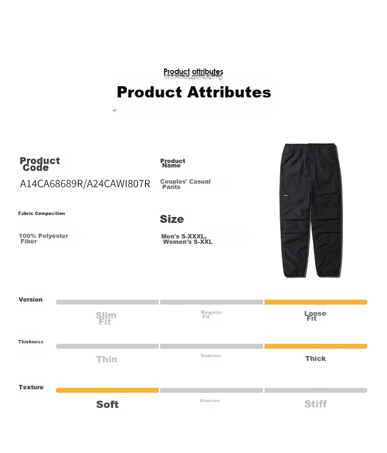CAMEL Men's Cargo Pants, Loose-Fitting, Slimming, Windproof, Functional Straight-Leg Casual Trousers, A14CA68689R 16