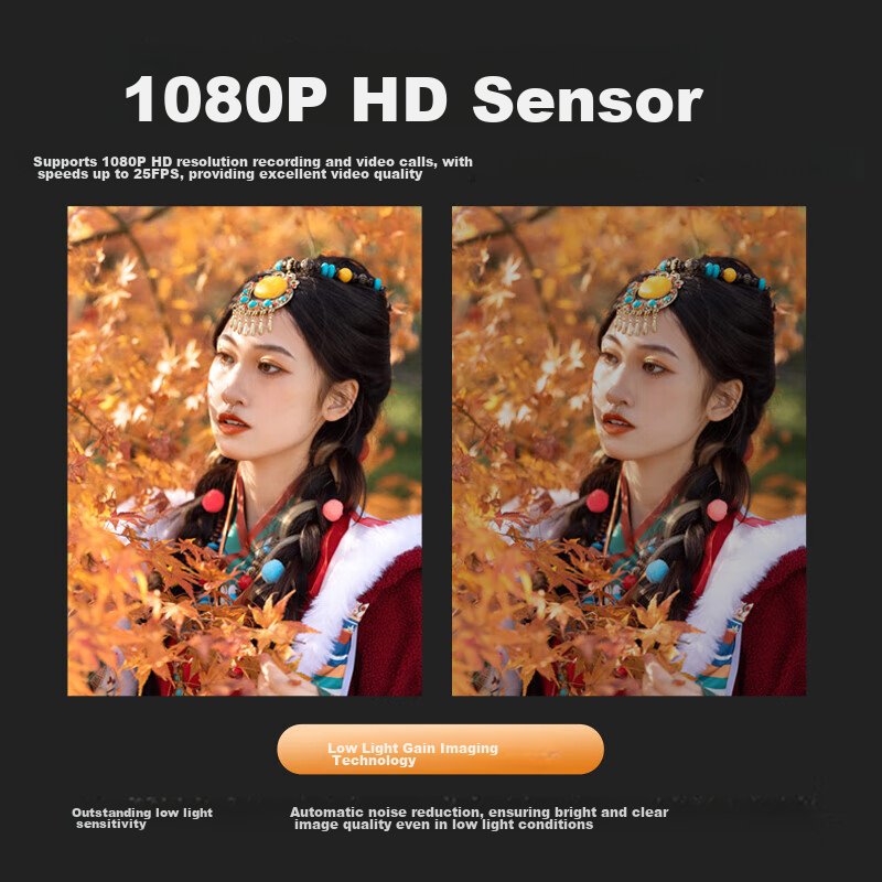Newmine 1080P Computer Webcam USB Plug-And with Microphone Video Conference Online Class Postgraduate Entrance Exam Re-Exam Desktop Laptop External Home Live Streaming Camera NM11 5