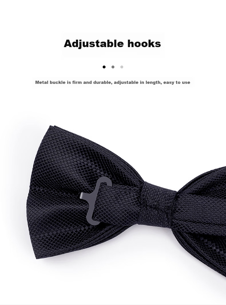 FitonTon Wedding Banquet Bow Tie for Men, Business Groom's Bow Tie, Gift Box Set for Boyfriend, New Year And Valentine's Day Present 6