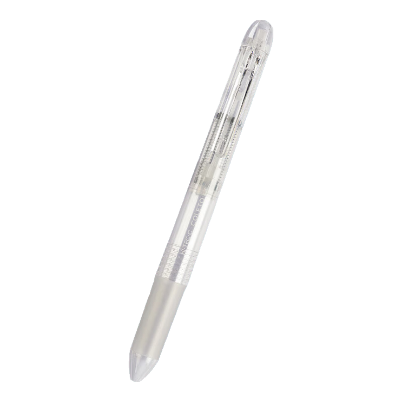 PILOT 4-Color Click Pen Case, COLETO Multifunctional Pen Barrel, Creative Drawing Retractable Empty Pen Case LHKCG20C, Transparent