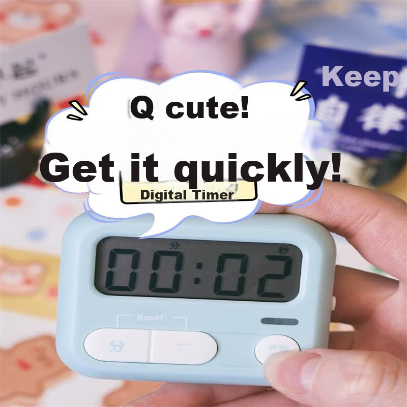 M&G Countdown Flashing Bell Silent Digital Display Electronic Timer Kitchen Reminder Timer Random Color ARC925L8 1 Piece 2
