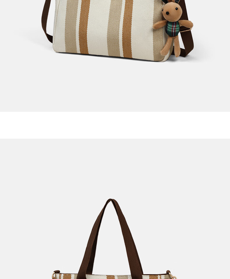 Aiqinghai Canvas Handbag, Women's Tote Bag, Large Capacity Shoulder And Handheld Bag, Practical Birthday And Mother's Day Gift for Mom 20