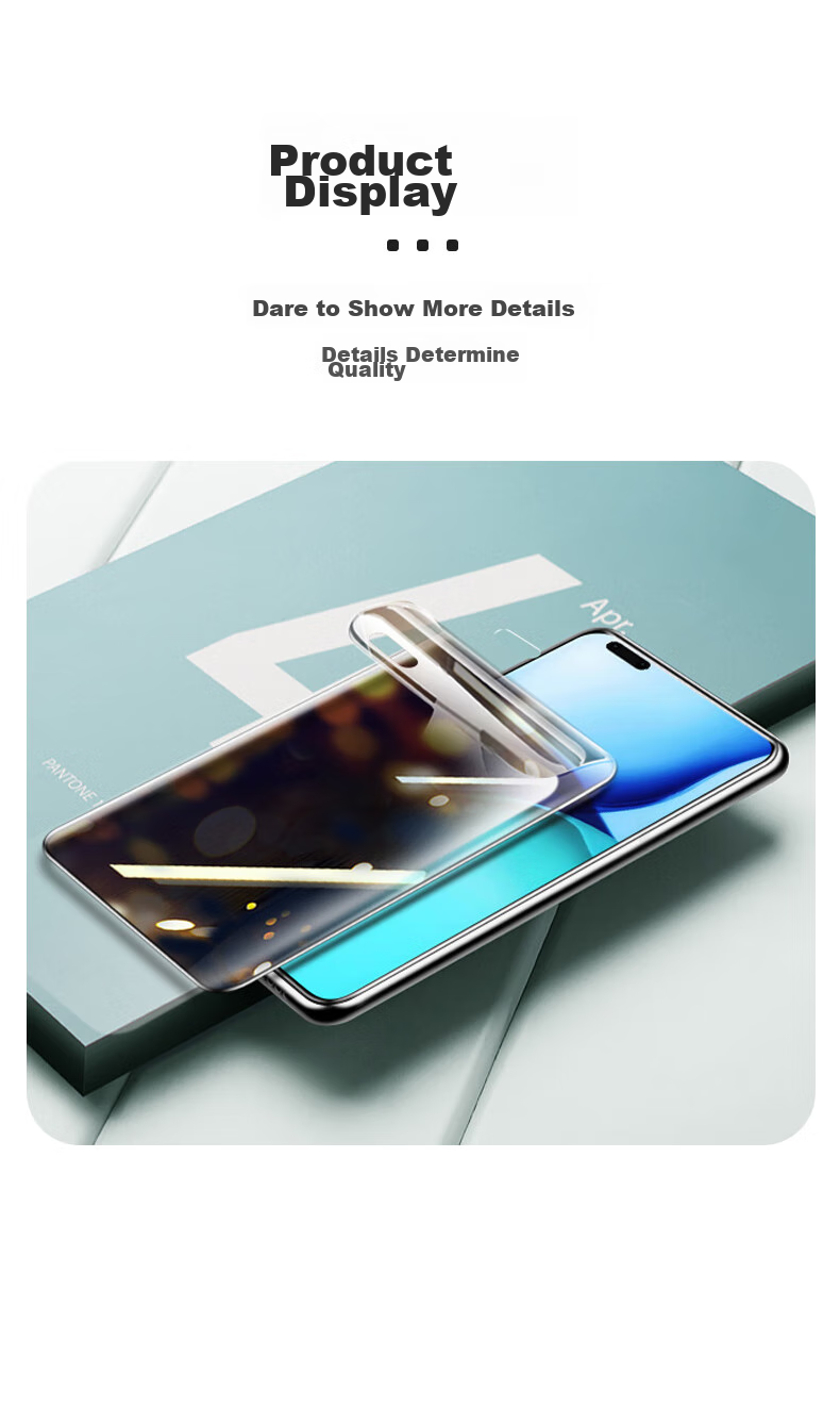 Smorss Privacy Screen Protector for Huawei Mate X5/X3 Collector's Edition, Hydrogel Film for Outer Screen Protection, Full Coverage Anti-Scratch HD Anti-Fingerprint 9