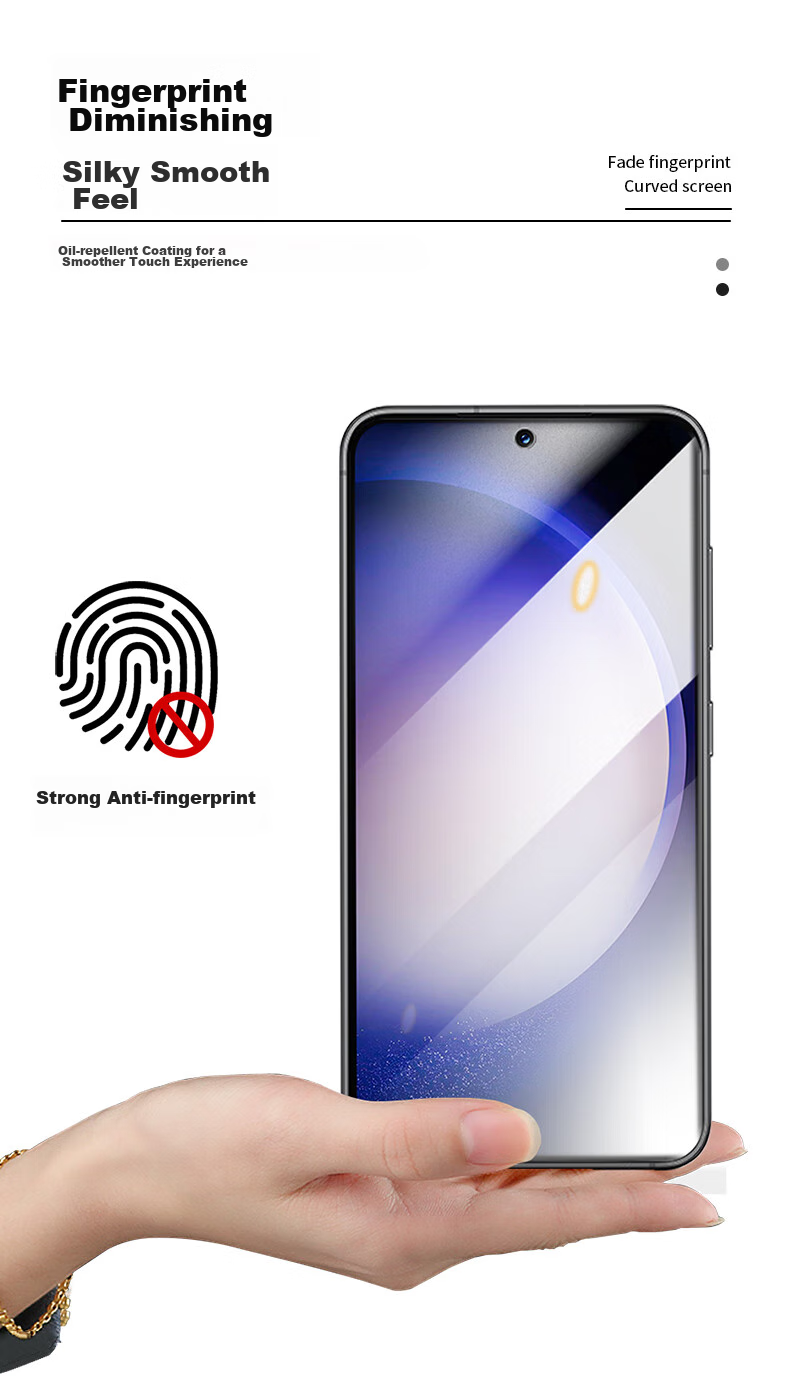 HotFire Hydrogel Film for Samsung S23, Tempered Soft Film, Galaxy S23 Phone Film, Curved High-Definition Full Coverage, Shockproof, Anti-Fingerprint Phone Protective Film 8