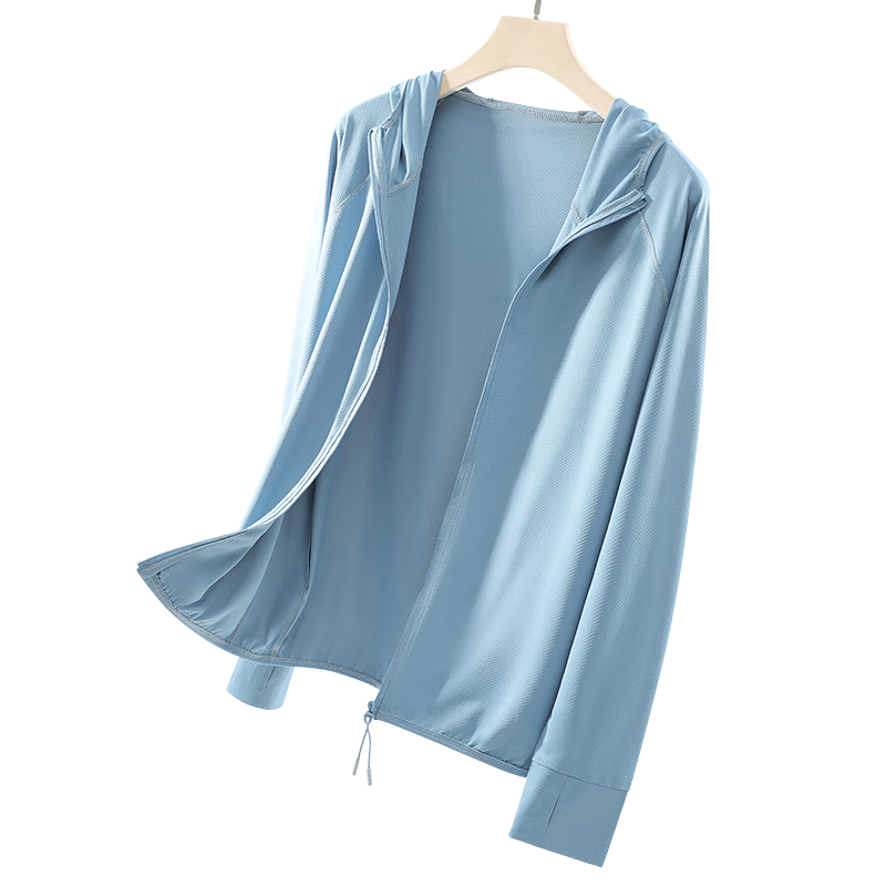JEANSWEST LIFE Unisex Summer Thin Ice Silk Breathable Sun Protection Jacket Cool Outdoor Sports Quick-Dry Sunproof Coat
