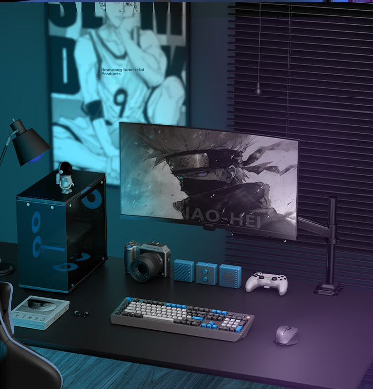 KALOC Monitor Stand, Monitor Arm, Mechanical Arm Display Stand, Computer Stand, Monitor Suspension Arm Bracket, Inverted Monitor Stand, Computer Desk Bracket DH100 15