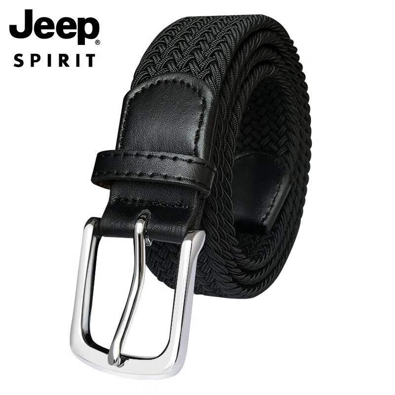 JEEP SPIRIT Мужской текстильный ремень, повседневный, универсальный, с металлической пряжкой, 130 см