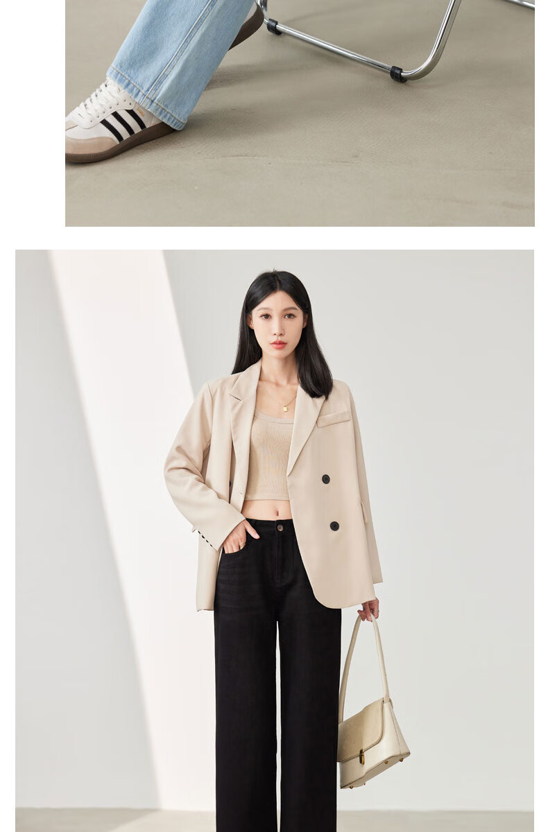 LangSha Straight-Leg Jeans for Women, Color-Fast High-Quality Spring And Autumn Long Pants, 2025 Loose Slim Wide-Leg Trousers 16