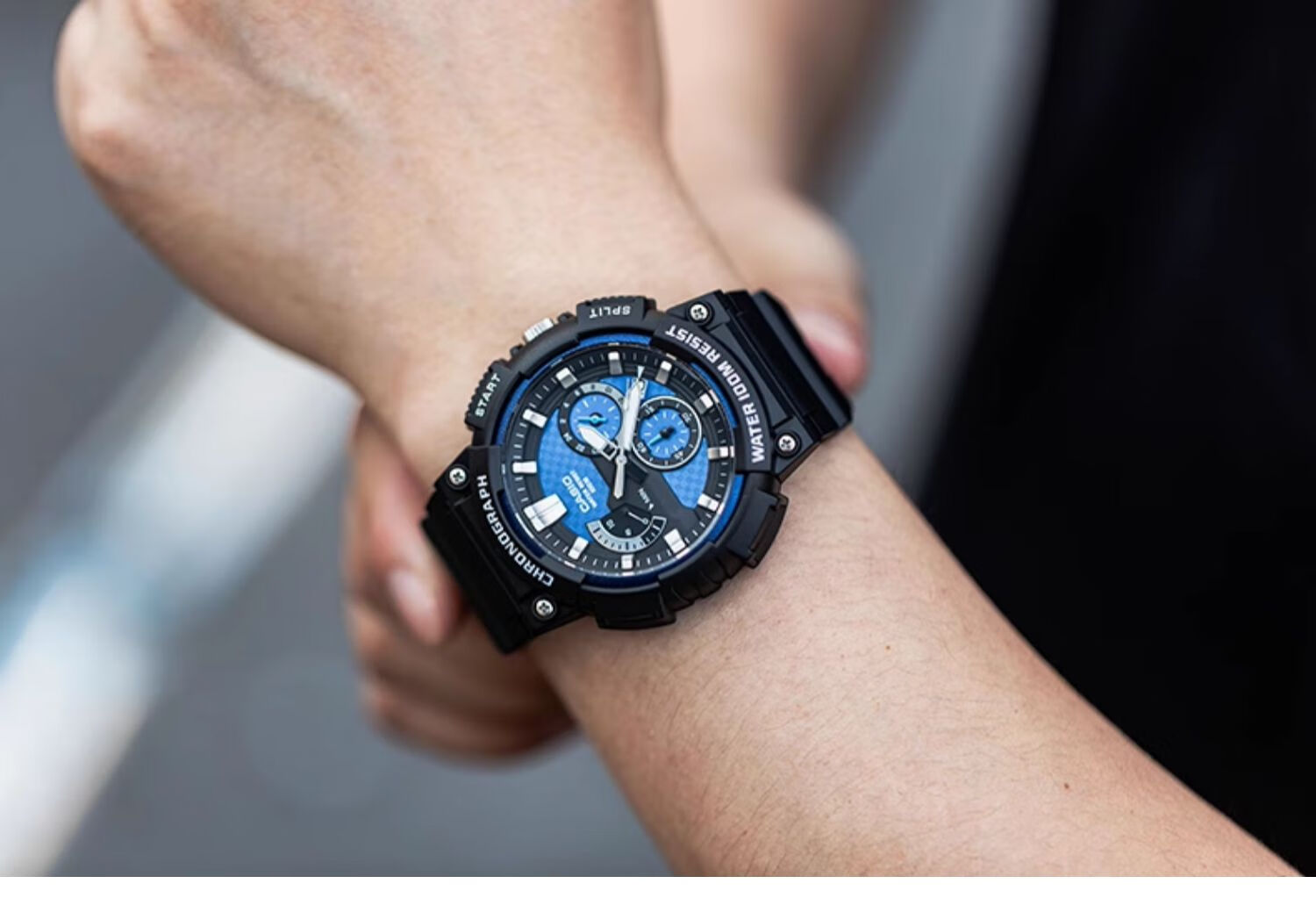 Casio Watch for Men, Black Knight Black Gold Sports Youth Student Waterproof Digital Watch for Men And Women, MCW-200H 13