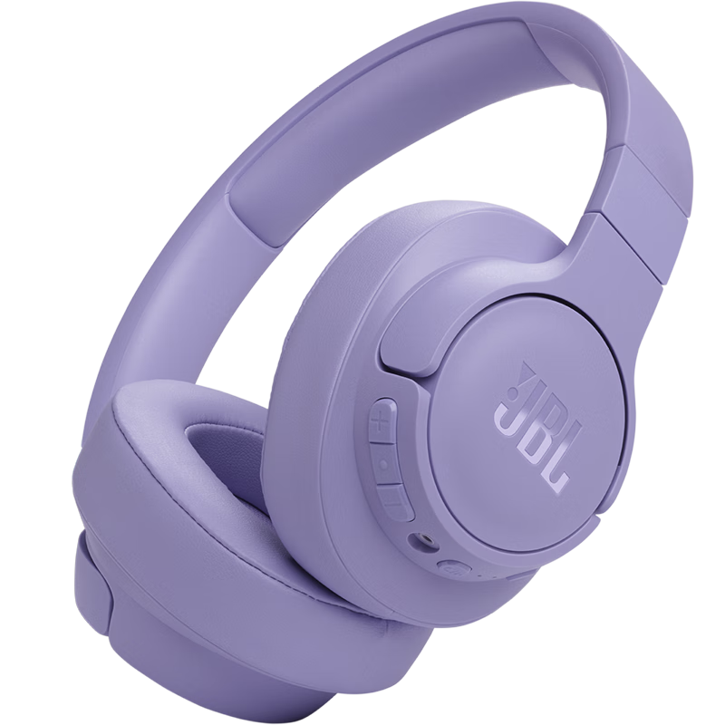 JBL TUNE770NC Wireless Bluetooth Headphones with Active Noise Cancellation, Long Battery Life, Universal for Phones, Music And Gaming Headphones, Purple